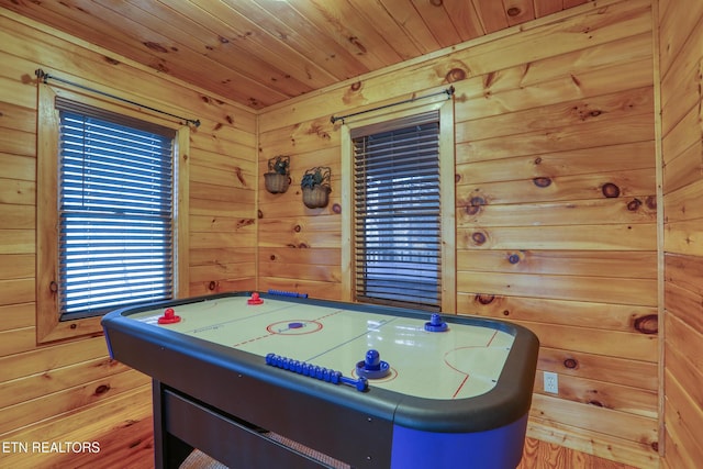 1127 Oak Ct, Gatlinburg, TN 37738 - game room featuring wooden walls