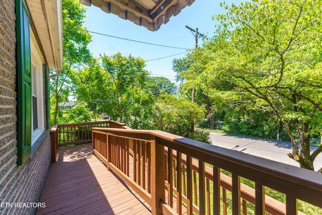 3712 Selma Ave, Knoxville, TN 37914 - view of wooden deck