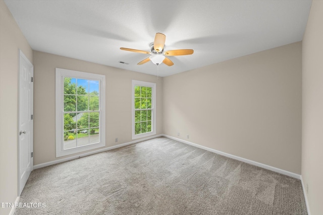 2819 Dee Peppers Dr, Knoxville, TN 37931 - unfurnished room featuring carpet flooring, baseboards, and a ceiling fan