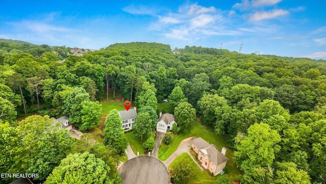 2819 Dee Peppers Dr, Knoxville, TN 37931 - drone / aerial view of a heavily wooded area