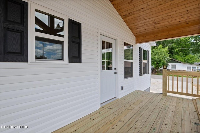708 E Elm St, Lafollette, TN 37766 - view of wooden deck