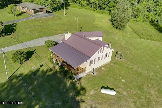 883 Old Harriman Hwy, Harriman, TN 37748 - aerial view of property and surrounding area