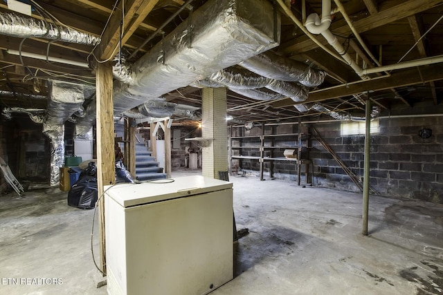 883 Old Harriman Hwy, Harriman, TN 37748 - view of unfinished basement