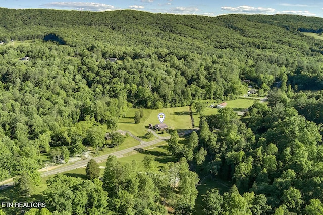 883 Old Harriman Hwy, Harriman, TN 37748 - aerial view of property's location with a forest