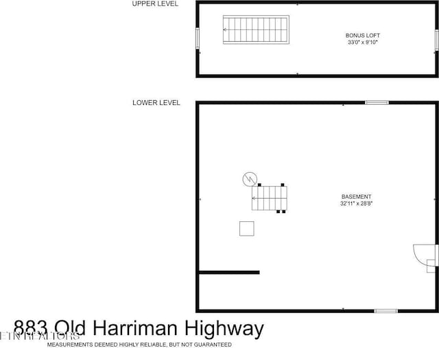 883 Old Harriman Hwy, Harriman, TN 37748 - property floor plan