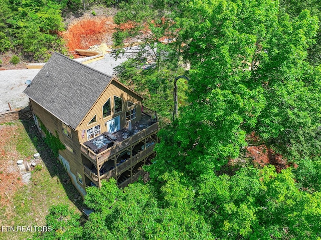129 Bridgeview Ln, Lafollette, TN 37766 - aerial view of property and surrounding area