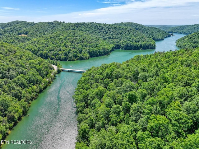 129 Bridgeview Ln, Lafollette, TN 37766 - aerial view of a large body of water and a forest