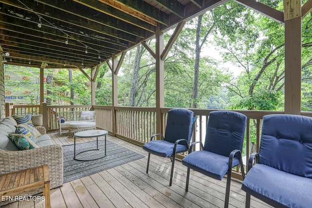 129 Bridgeview Ln, Lafollette, TN 37766 - view of deck