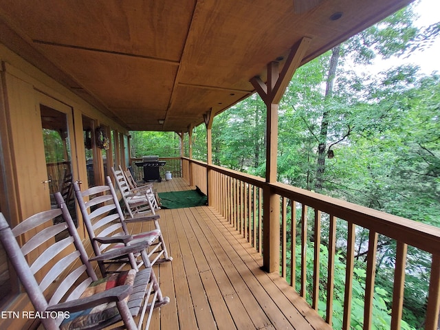 2859 Eagle Crest Way, Sevierville, TN 37876 - view of wooden terrace