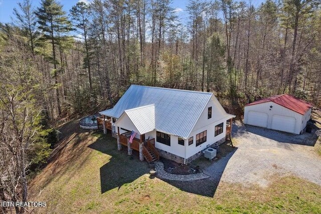 6131 Happy Valley Loop, Tallassee, TN 37878 - view from above of property featuring a forest