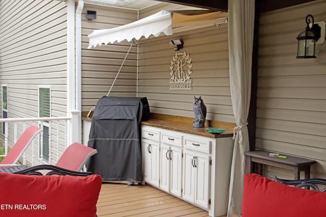 120 Lakeside Dr, Kingston, TN 37763 - wooden deck with area for grilling