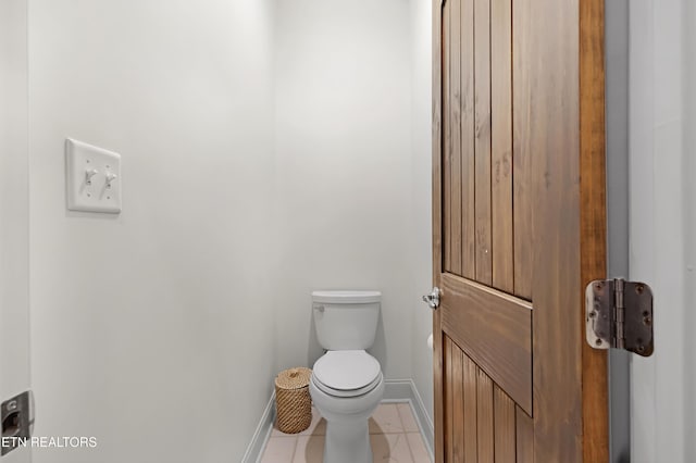 2811 Pleasant View Ave, Maryville, TN 37803 - bathroom with baseboards, toilet, and tile patterned flooring