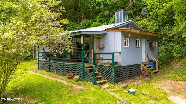 4349 Locust Ridge Rd, Sevierville, TN 37876 - view of outbuilding featuring a wooded view