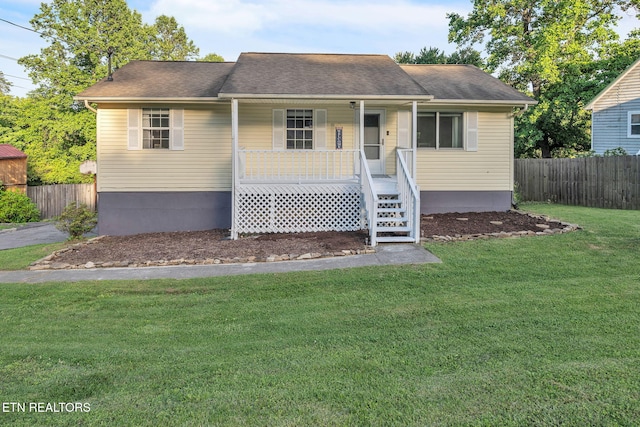 6608 Hickory Way Ln, Knoxville, TN 37918 - view of front facade featuring covered porch and a shingled roof