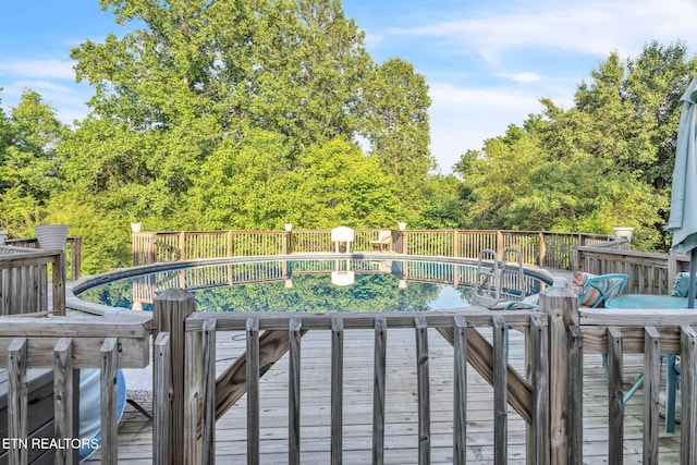 6608 Hickory Way Ln, Knoxville, TN 37918 - view of pool with a deck