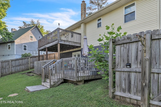 6608 Hickory Way Ln, Knoxville, TN 37918 - back of house featuring a deck