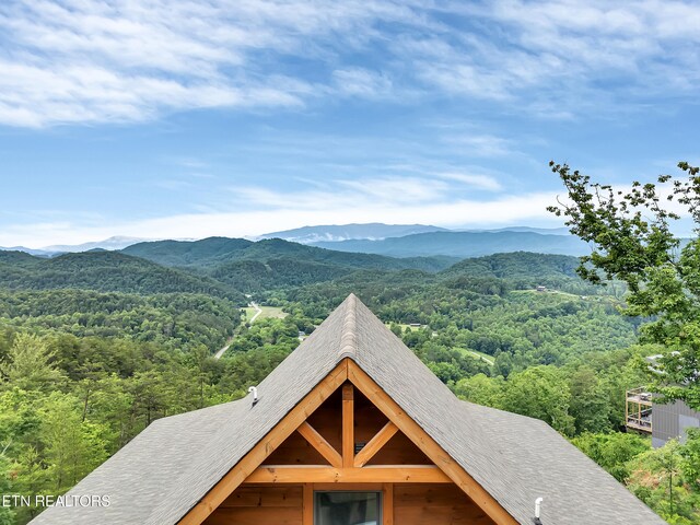 1027 Leslie Way, Sevierville, TN 37876 - mountain view with a heavily wooded area