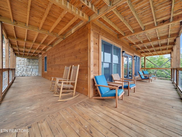 1027 Leslie Way, Sevierville, TN 37876 - view of wooden terrace