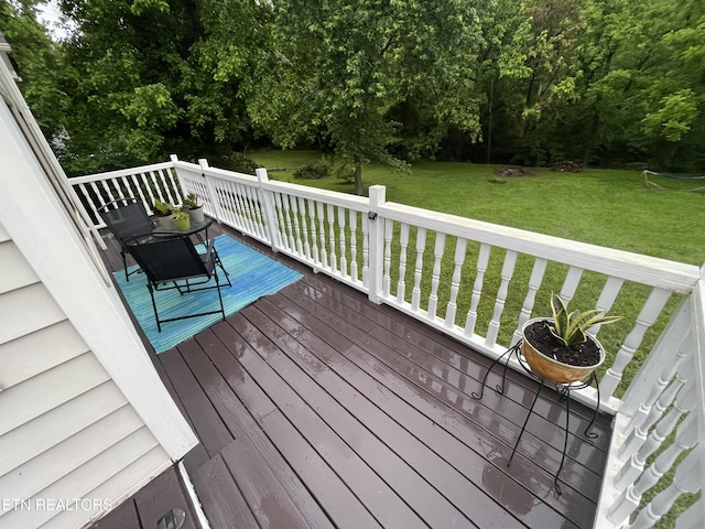 5422 Cricket Ln, Walland, TN 37886 - wooden deck with a yard