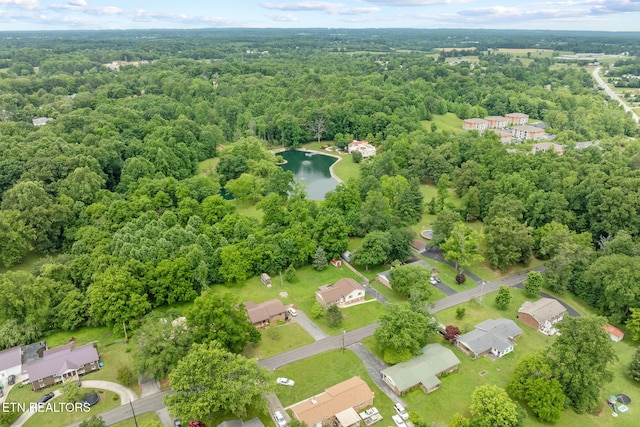 1036 Hawthorn Dr, Cookeville, TN 38501 - bird's eye view of a forest and a large body of water