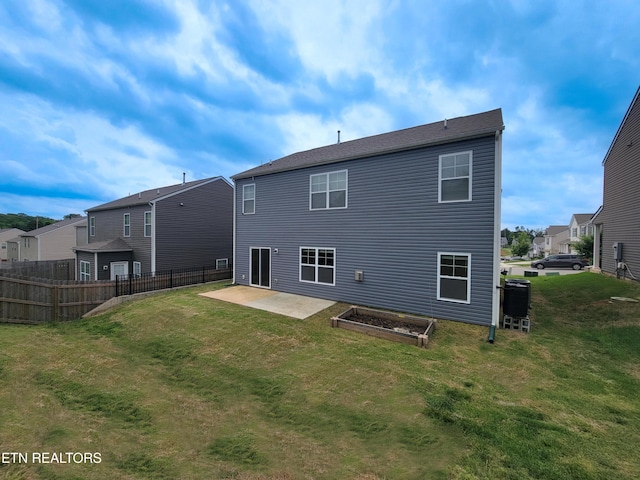12043 Lillibridge Crossing Ln, Knoxville, TN 37932 - back of house with a patio, a residential view, and central air condition unit