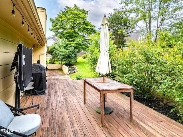 120 Cooper Cir, Oak Ridge, TN 37830 - deck with grilling area