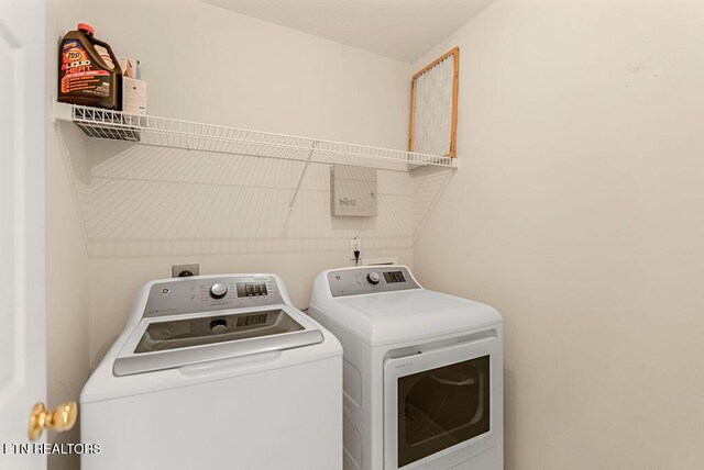 1213 Vale View Rd, Knoxville, TN 37922 - washroom with washer and clothes dryer