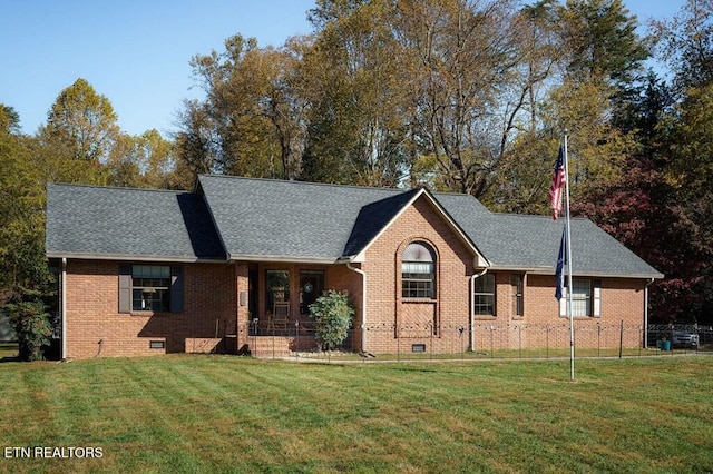236 Stratford Dr, Cookeville, TN 38506 - ranch-style home featuring brick siding, crawl space, and a shingled roof