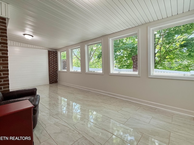 11104 Joiner Way, Knoxville, TN 37934 - unfurnished sunroom featuring marble finish floors and baseboards