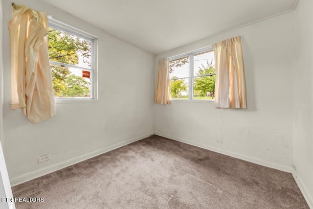 255 N Purdue Ave, Oak Ridge, TN 37830 - carpeted spare room featuring healthy amount of natural light, baseboards, and lofted ceiling