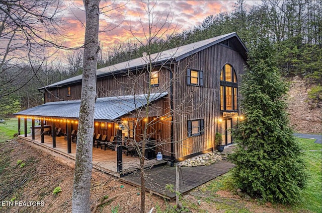 1293 Laurel Lick Rd, Sevierville, TN 37862 - view of property exterior at dusk