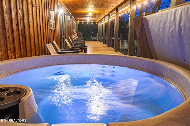 1293 Laurel Lick Rd, Sevierville, TN 37862 - view of pool featuring a hot tub