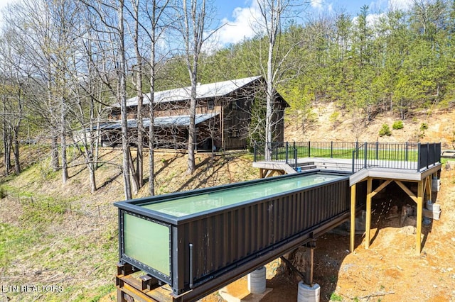 1293 Laurel Lick Rd, Sevierville, TN 37862 - view of yard featuring a deck