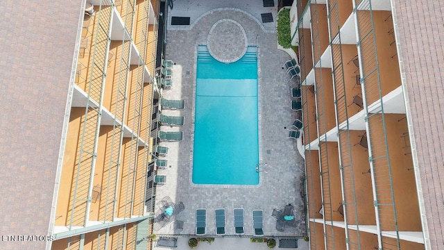 685 River Rd Unit 314, Gatlinburg, TN 37738 - view from above of property featuring a pool area and apartment complex