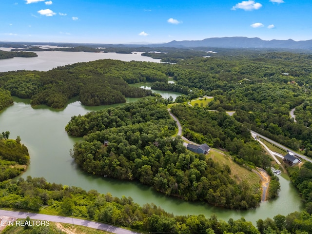 2055 Scott St, Sevierville, TN 37876 - aerial view of a water and mountain view and a forest