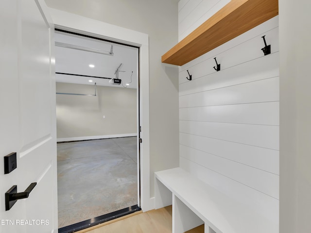 7747 Drawbridge Ct, Powell, TN 37849 - mudroom with baseboards and concrete floors