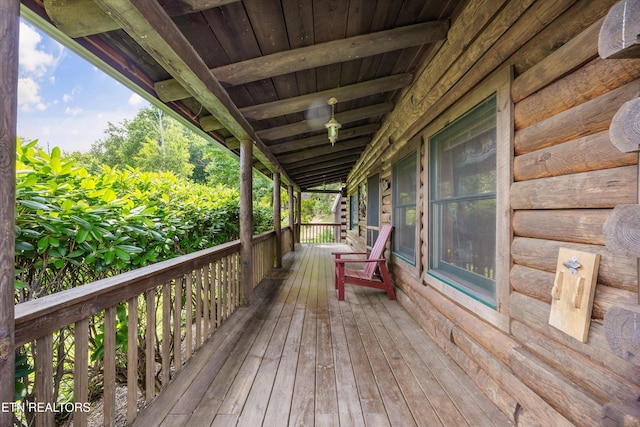3509 Ginseng Way, Sevierville, TN 37862 - view of wooden deck