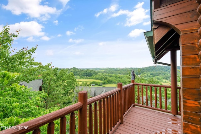 2405 Autumn Valley Way, Pigeon Forge, TN 37862 - view of wooden terrace