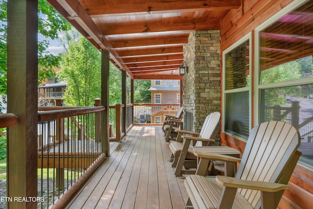 2377 Alpine Village Way, Pigeon Forge, TN 37862 - view of wooden deck