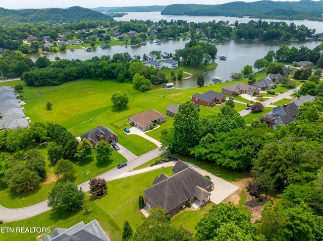 128 Harbour View Way, Kingston, TN 37763 - aerial perspective of suburban area with a large body of water