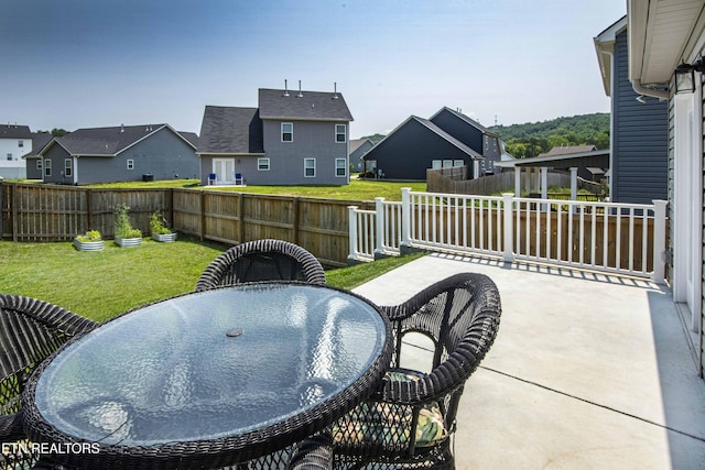 3250 Truitt Path Ln, Knoxville, TN 37931 - view of patio featuring a residential view and outdoor dining space