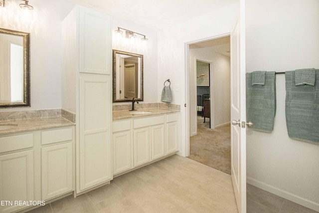 3250 Truitt Path Ln, Knoxville, TN 37931 - full bathroom with vanity, baseboards, and tile patterned floors