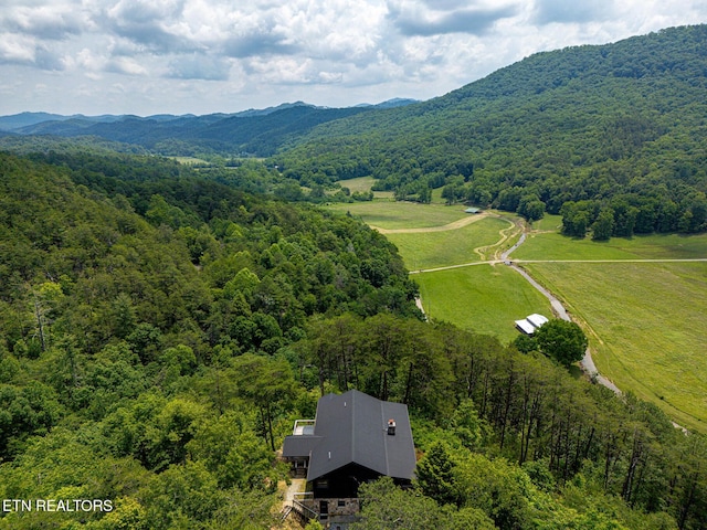 3050 Patty View Way, Sevierville, TN 37862 - drone / aerial view of a forest and a mountain backdrop