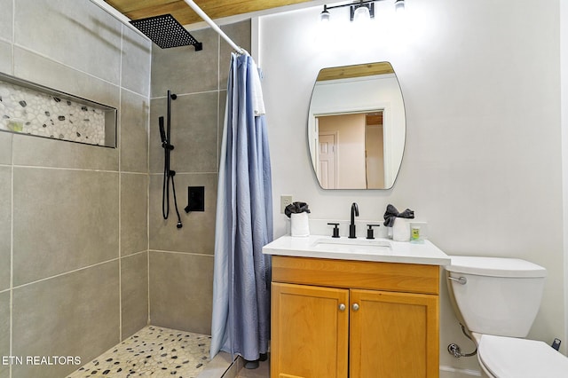 3050 Patty View Way, Sevierville, TN 37862 - full bathroom featuring vanity, toilet, and a tile shower