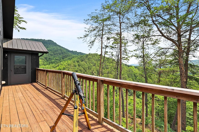 3050 Patty View Way, Sevierville, TN 37862 - wooden deck with a view of trees