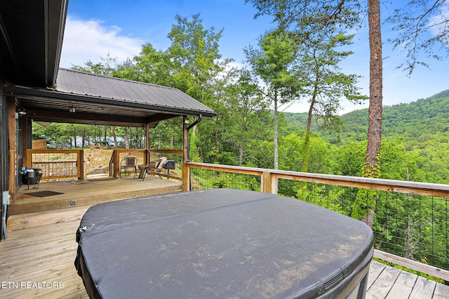3050 Patty View Way, Sevierville, TN 37862 - wooden terrace featuring a forest view