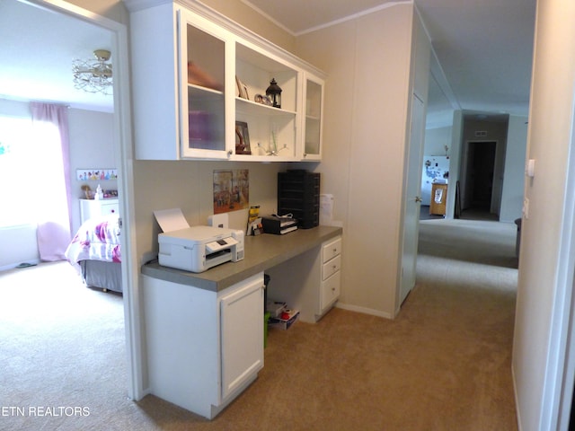 395 E Dumplin Valley Rd, Jefferson City, TN 37760 - office with light colored carpet and built in desk