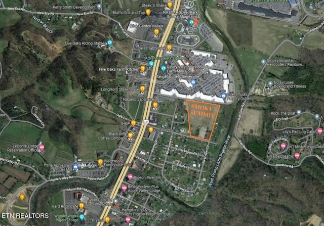 234 Caton Rd Unit 8, Sevierville, TN 37862 - aerial view of property's location