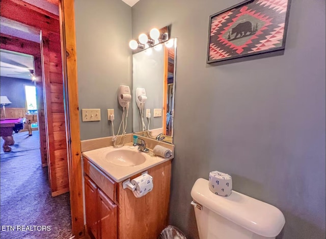 2438 Walnut Ridge Way, Sevierville, TN 37862 - half bathroom with vanity and toilet