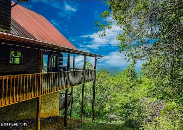 2438 Walnut Ridge Way, Sevierville, TN 37862 - view of yard with a deck